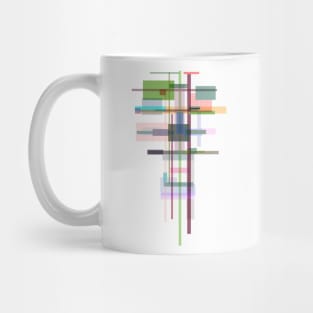 Abstract Space Architecture Pattern COLORFUL Mug